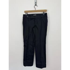 Vertigo Paris Black Cuffed Dress Pants Size 4 NWT $160